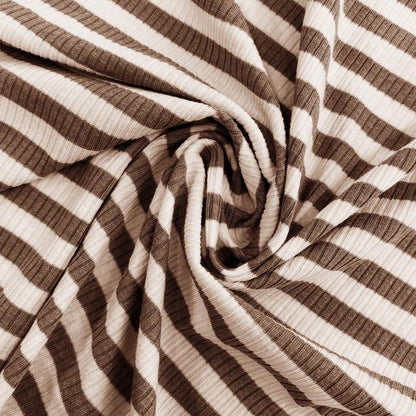 Elegant Square Neck Stripe Set
