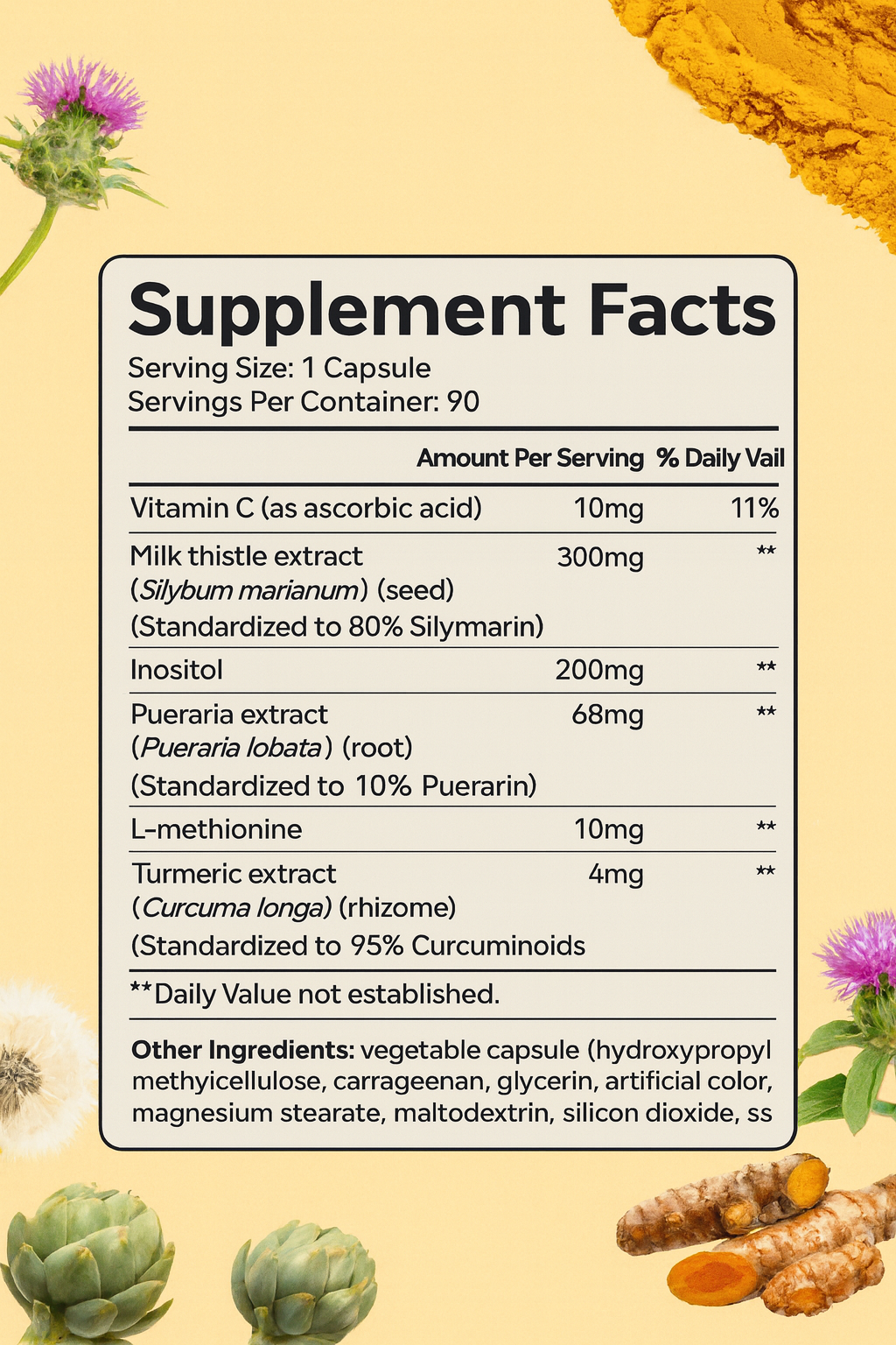Milk Thistle - Purification & Detoxifcation