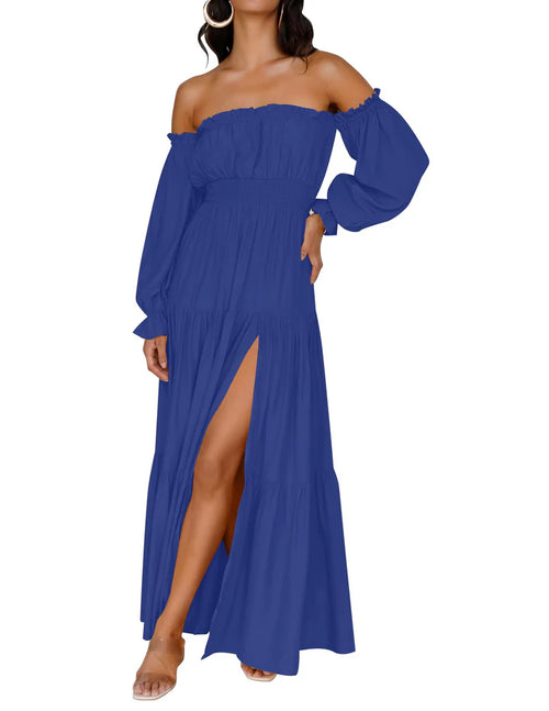 Zivetta Off Shoulder Maxi Dress