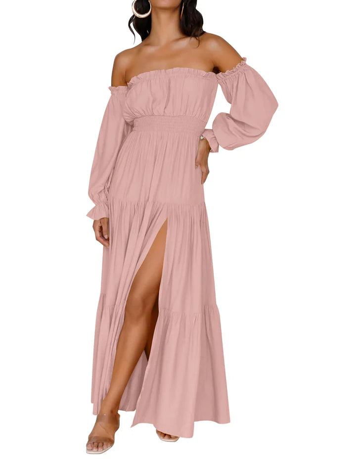 Zivetta Off Shoulder Maxi Dress