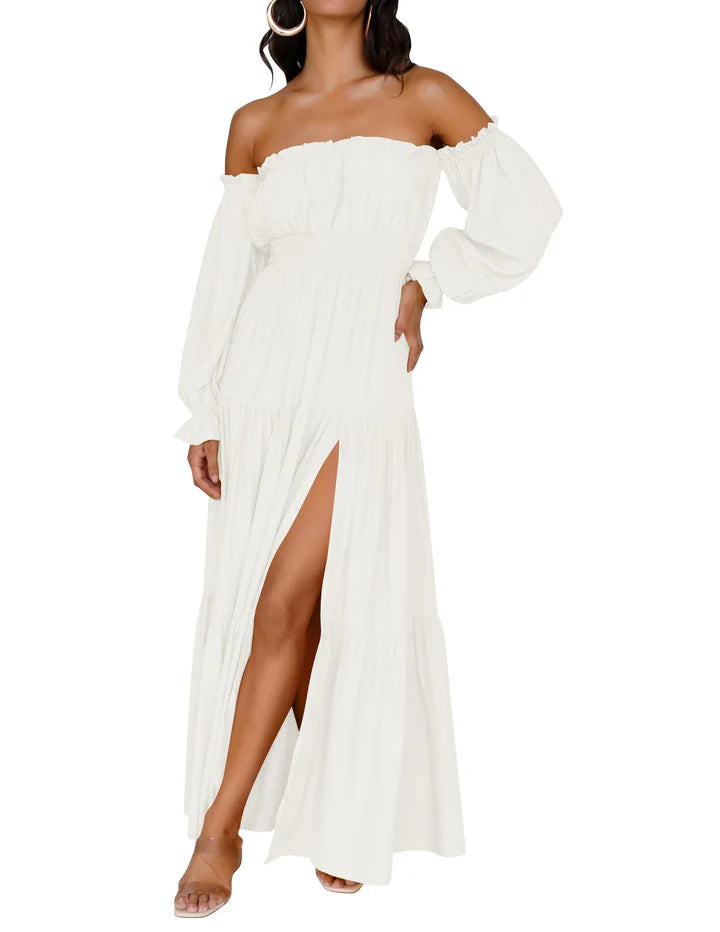 Zivetta Off Shoulder Maxi Dress