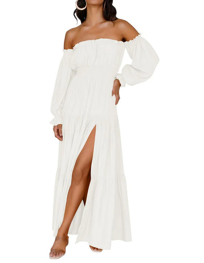 Zivetta Off Shoulder Maxi Dress