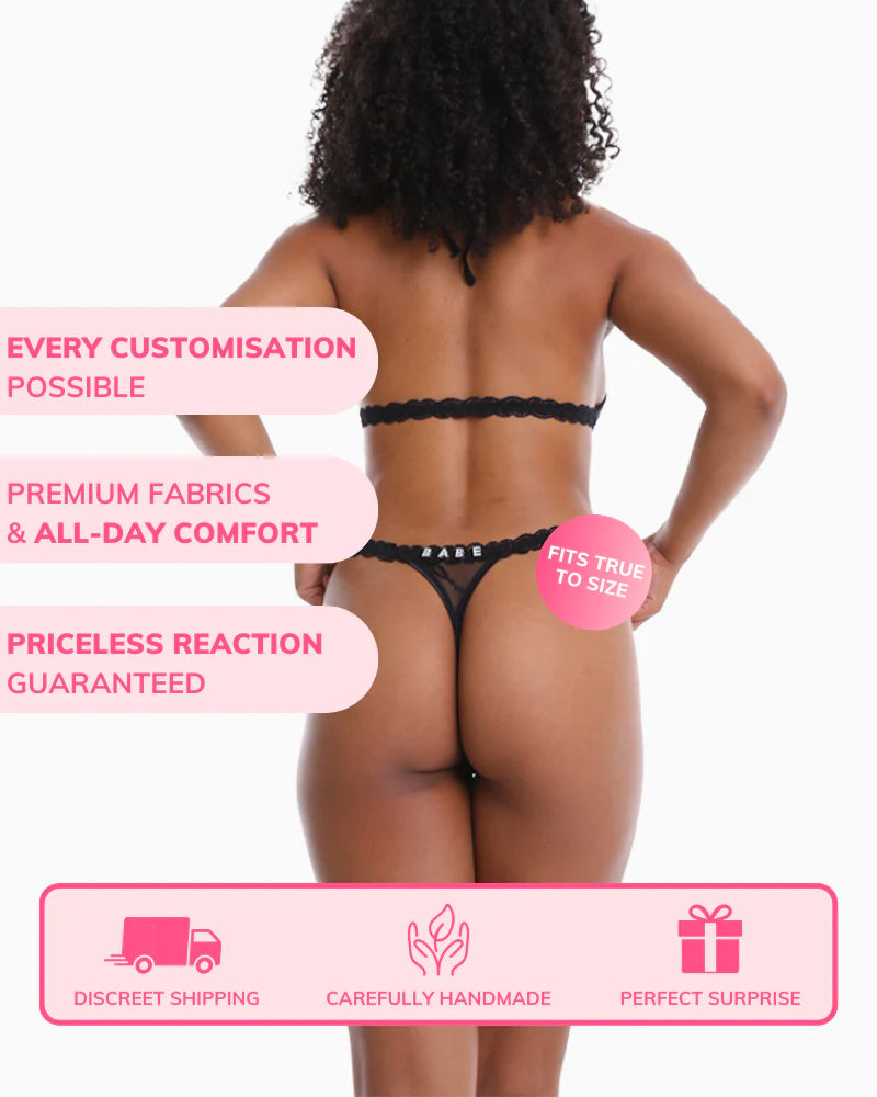 Zivetta's Customisable Name Thong
